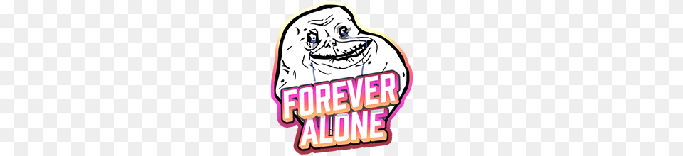 Cme Gg Forever Alone, Sticker, Book, Comics, Publication Png