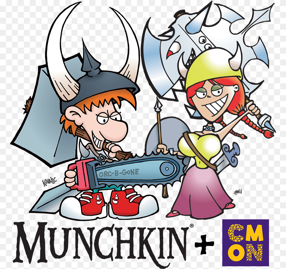 Cmon And Steve Jackson Games Partner For Munchkin Board Munchkin Steve Jackson, Book, Comics, Publication, Face Free Transparent Png