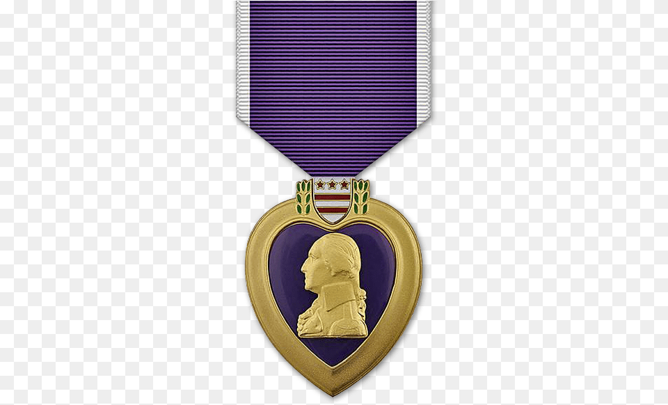 Cmp Fh2 Purple Heart Day, Badge, Logo, Symbol, Gold Free Transparent Png