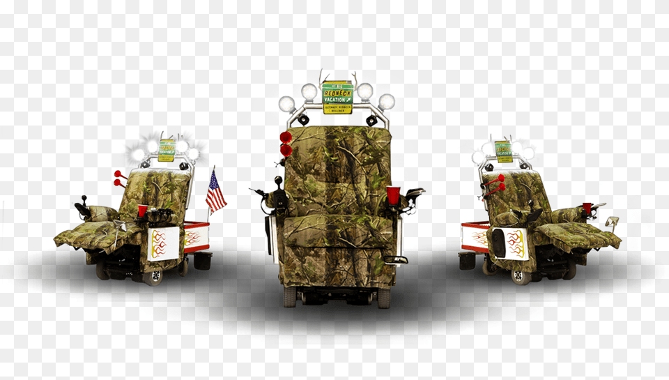 Cmts Redneck Recliners A Carrot Innovation For Season, Military, Machine, Wheel, Person Free Png