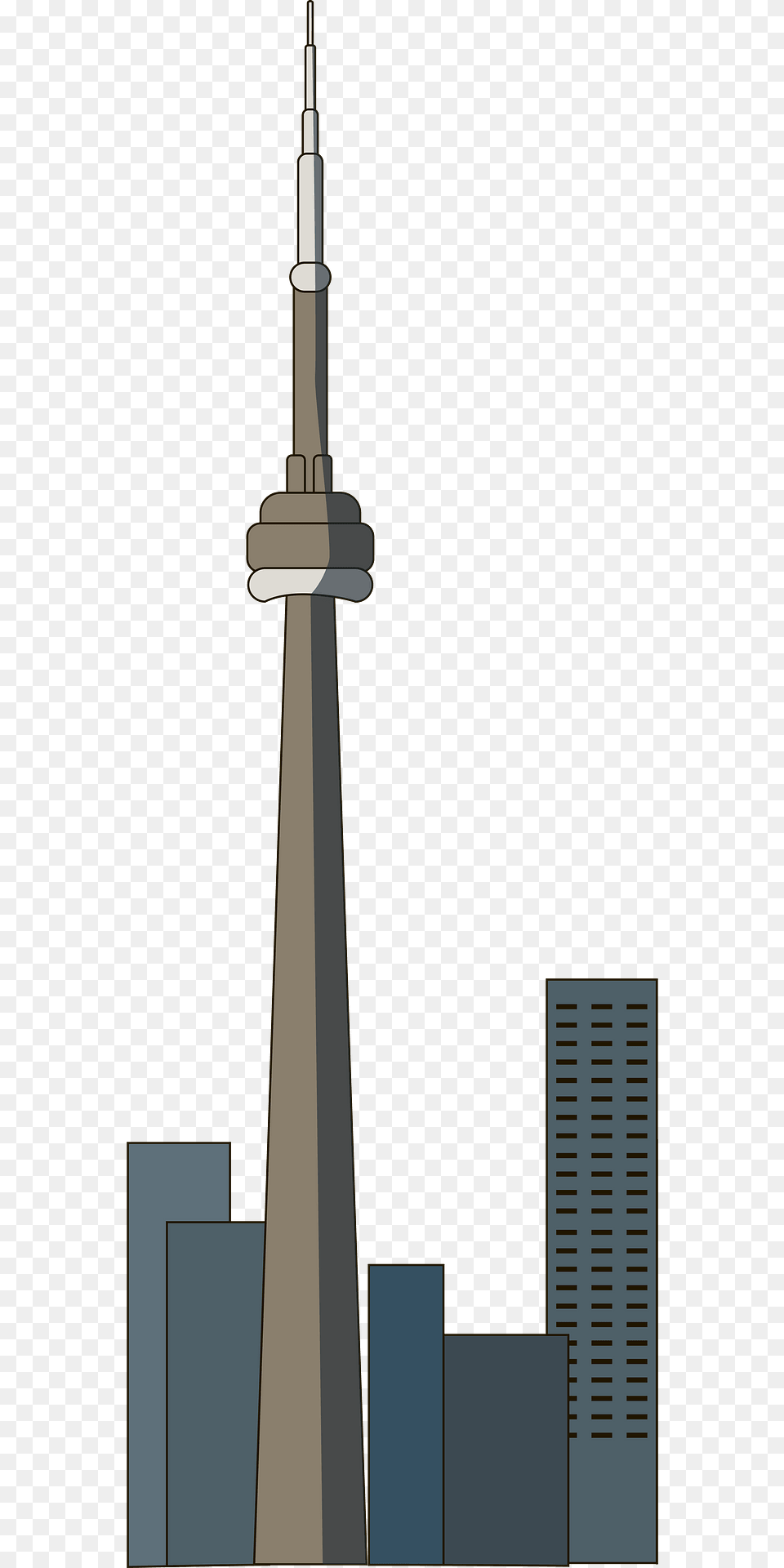 Cn Tower Clipart, Architecture, Building, City, Spire Free Png Download