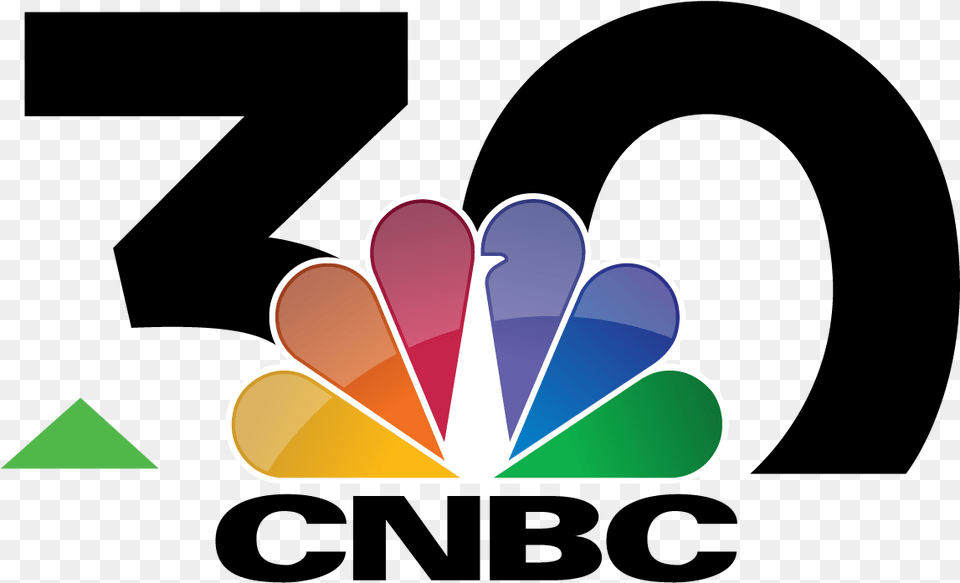 Cnbc 30 Logo, Light, Triangle, Dynamite, Weapon Png Image