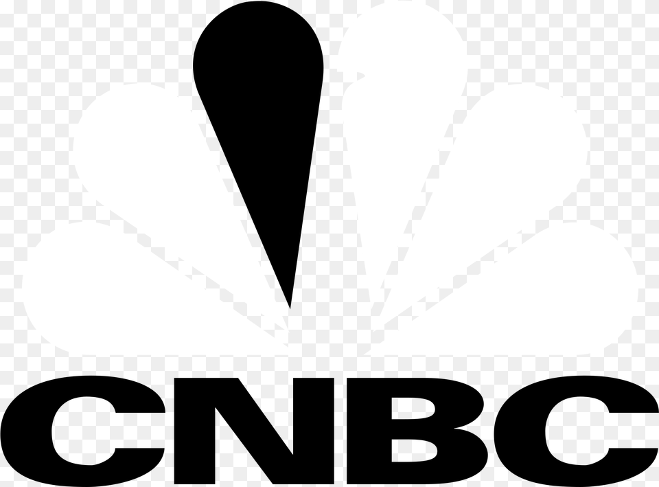 Cnbc Logo Black And White Cnbc Logo Vector, Stencil Free Png Download