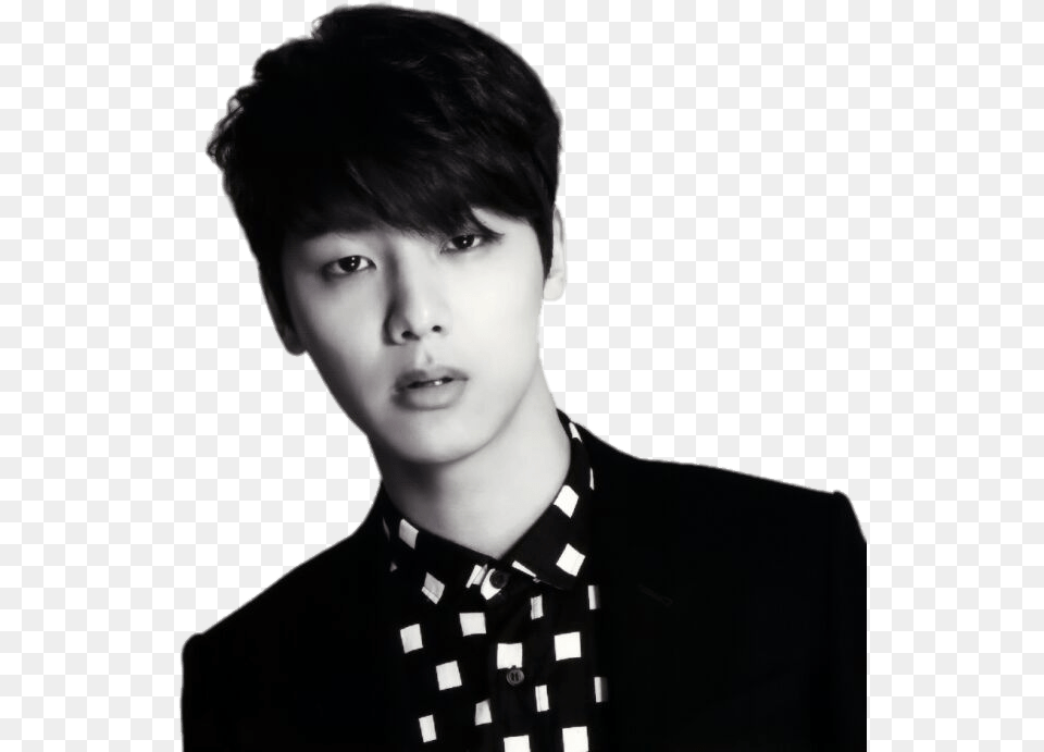 Cnblue Minhyuk Black And White Kang Min Hyuk, Accessories, Teen, Portrait, Photography Png
