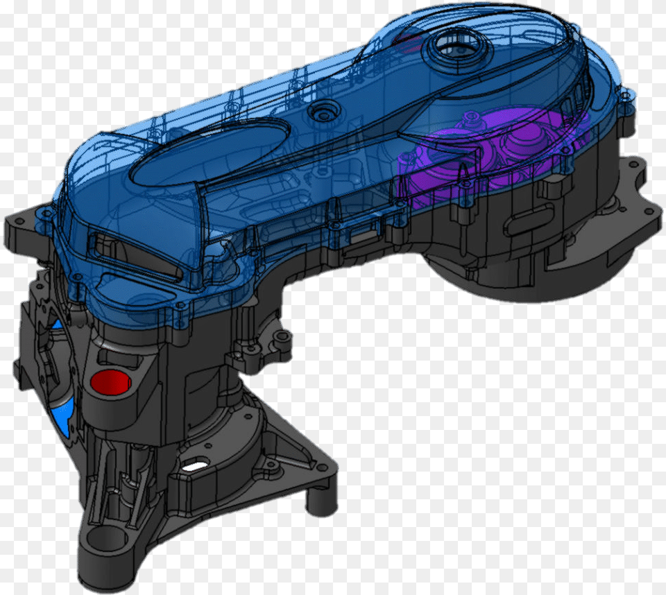 Cnc Engine Crankcase Design Water Gun, Car, Transportation, Vehicle, Device Free Png Download