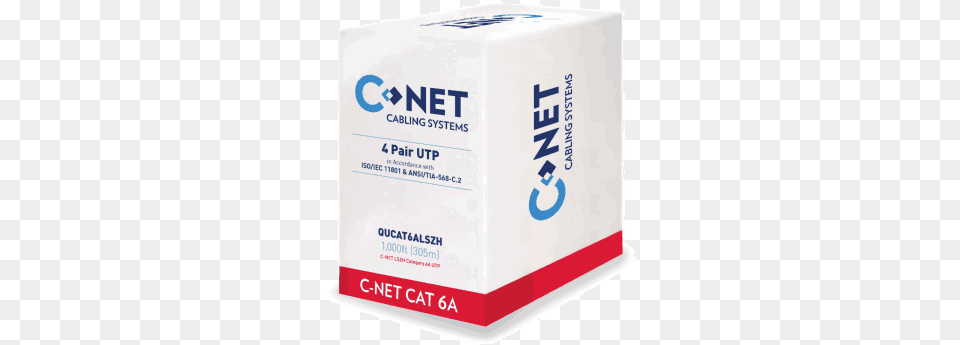 Cnet Cat6a Cable Box Category 6 Cable, Cardboard, Carton, Business Card, Paper Png