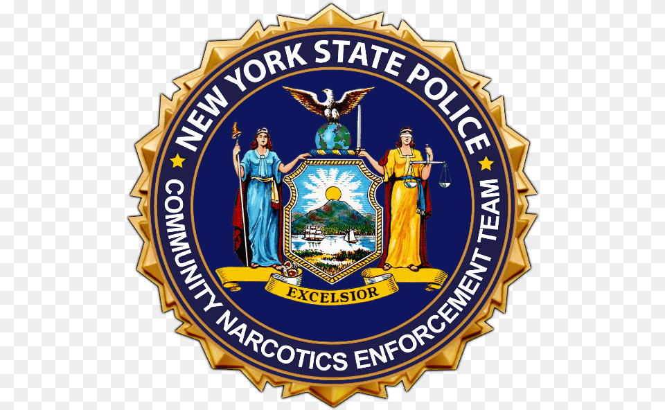 Cnet Download Ny State Police Logo, Badge, Symbol, Adult, Female Free Transparent Png