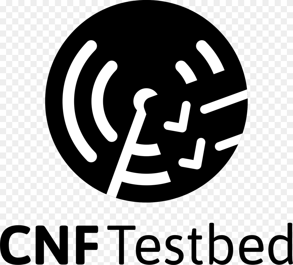 Cnftestbed Stacked Black Circle, Stencil Free Transparent Png