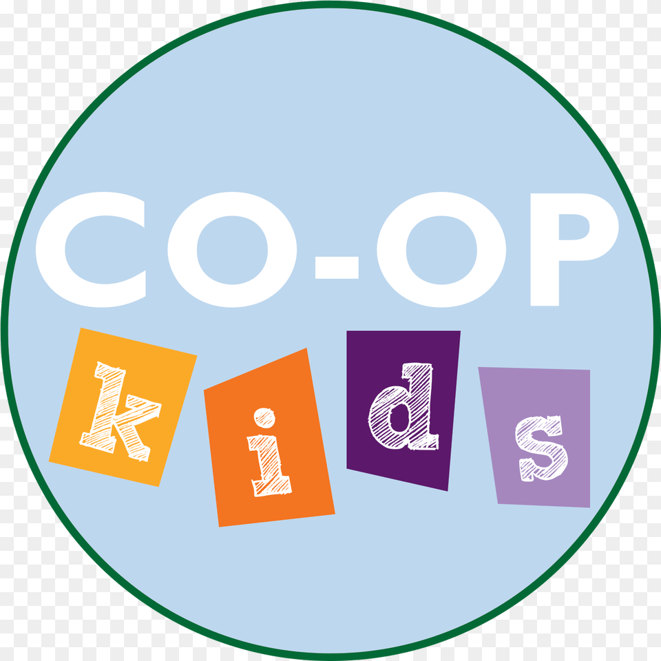Co Op Kids, Sticker, Disk, Photography, Text Png