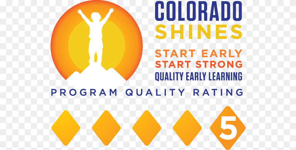 Co Shines Logo Final Horz Rating5 Colorado Shines Level, Advertisement, Poster, Boy, Child Free Png Download