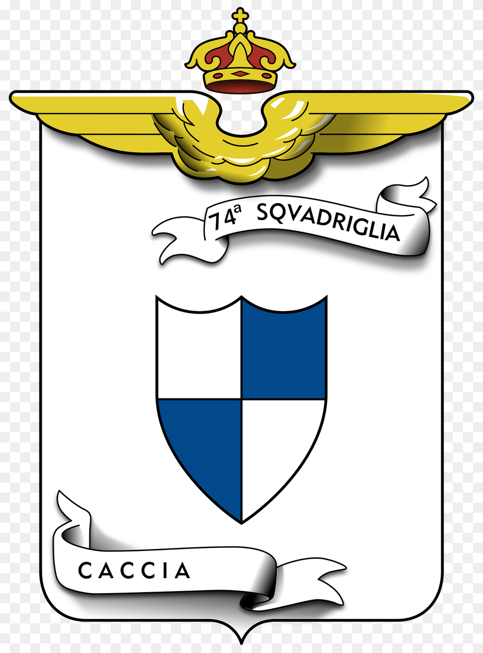 Coa 74 Squadriglia Caccia Clipart, Armor, Emblem, Symbol, Logo Png Image