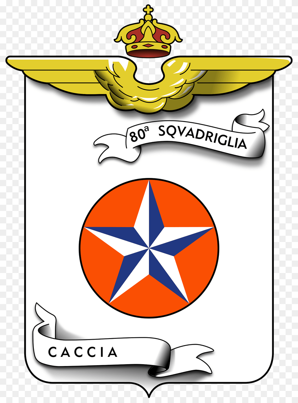 Coa 80 Squadriglia Caccia Clipart, Symbol, Logo, Emblem Free Png
