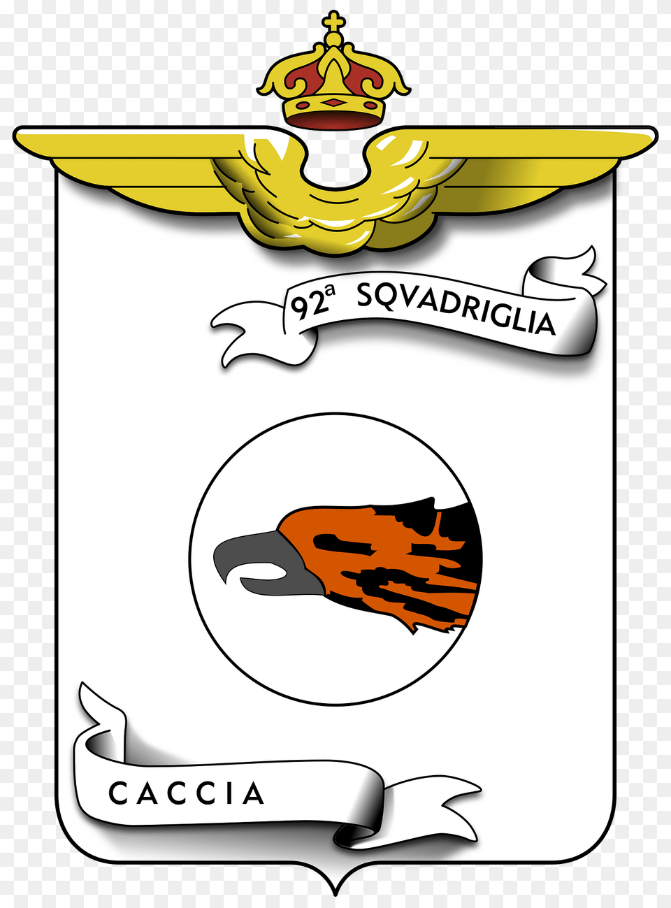 Coa 92 Squadriglia Caccia Clipart, Logo, Smoke Pipe, Emblem, Symbol Free Png Download