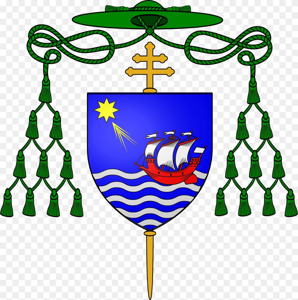 Coa Archbishop Francesco Alfano Clipart, Armor Png