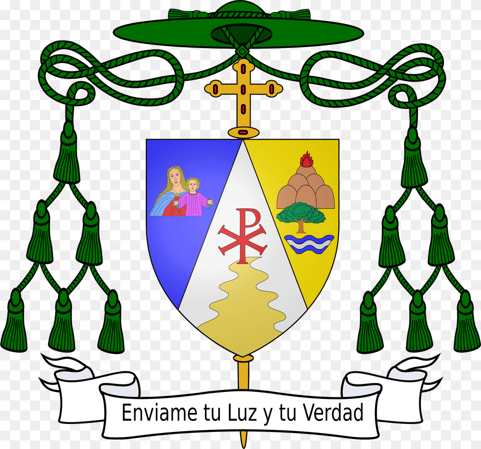 Coa Bishop Osvaldo Brenes Of San Carlos Costa Rica Clipart, Person, Face, Head Png