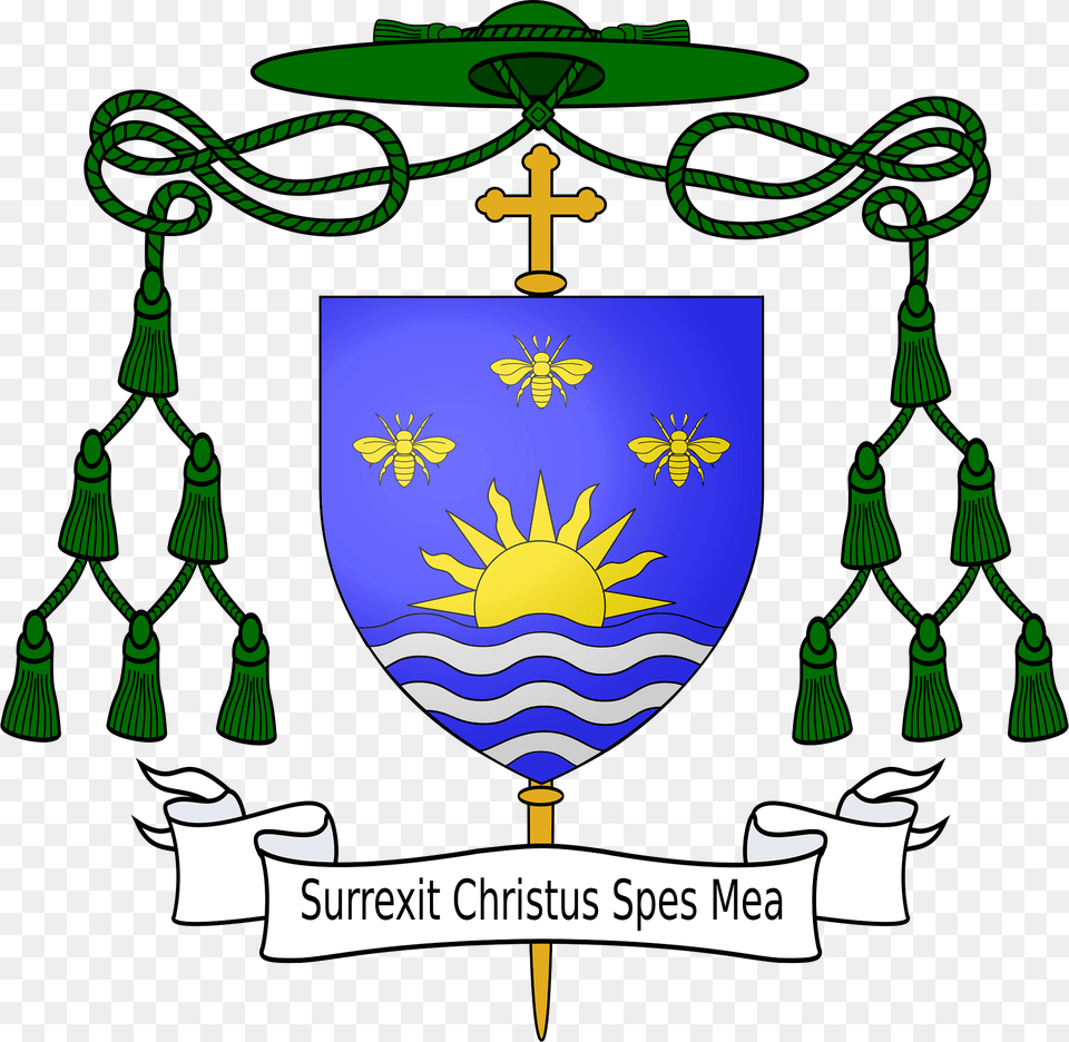 Coa Bishop Vincenzo Apicella Of Velletri Segni Clipart, Person Free Transparent Png