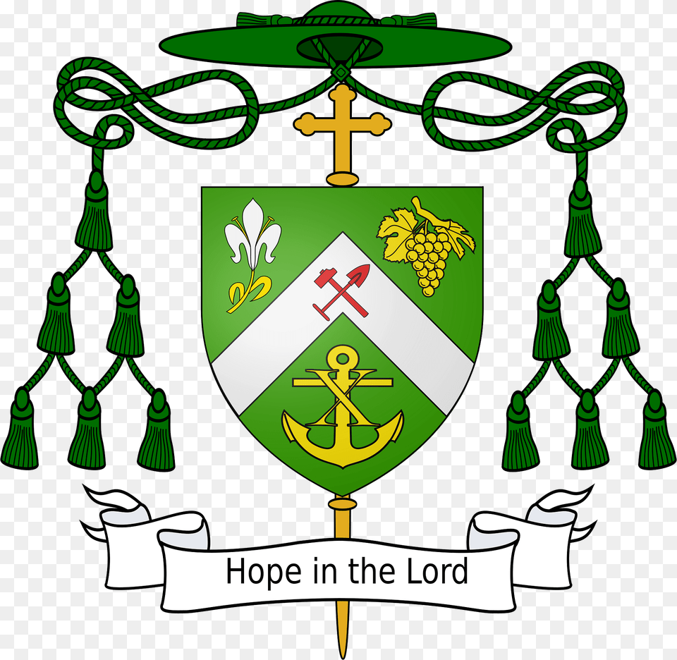 Coa Can Bishop Richard John Grecco Of Charlottetown Clipart, Person, Symbol Free Transparent Png