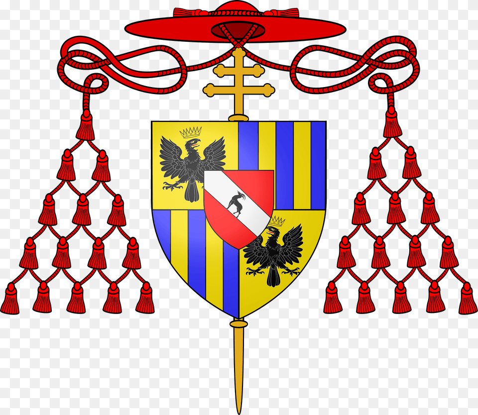 Coa Cardinal Guido Del Mestri Clipart, Armor, Person, Shield Png