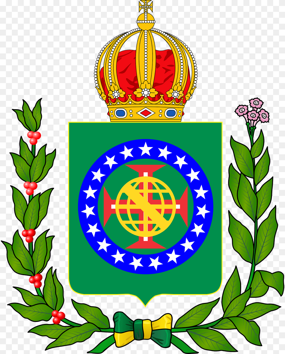 Coa Empire Of Brazil 1822 1870 Clipart, Emblem, Symbol, Accessories Free Png