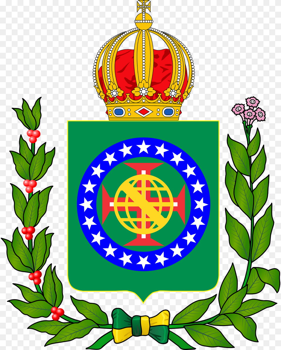 Coa Empire Of Brazil 1870 1889 Clipart, Emblem, Symbol, Accessories Png
