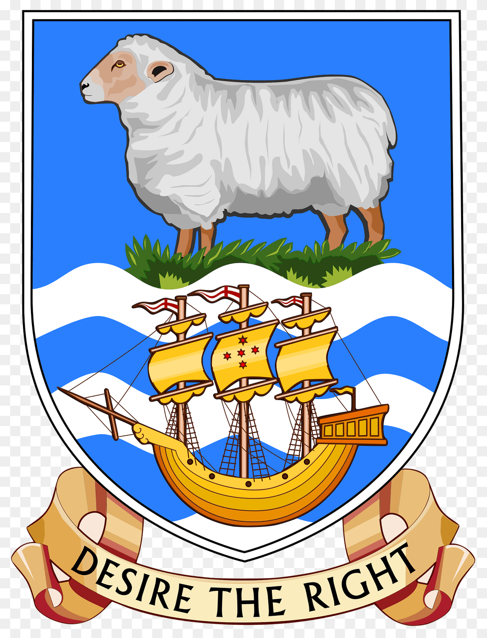 Coa Falkland Clipart, Logo, Animal, Cattle, Cow Free Transparent Png