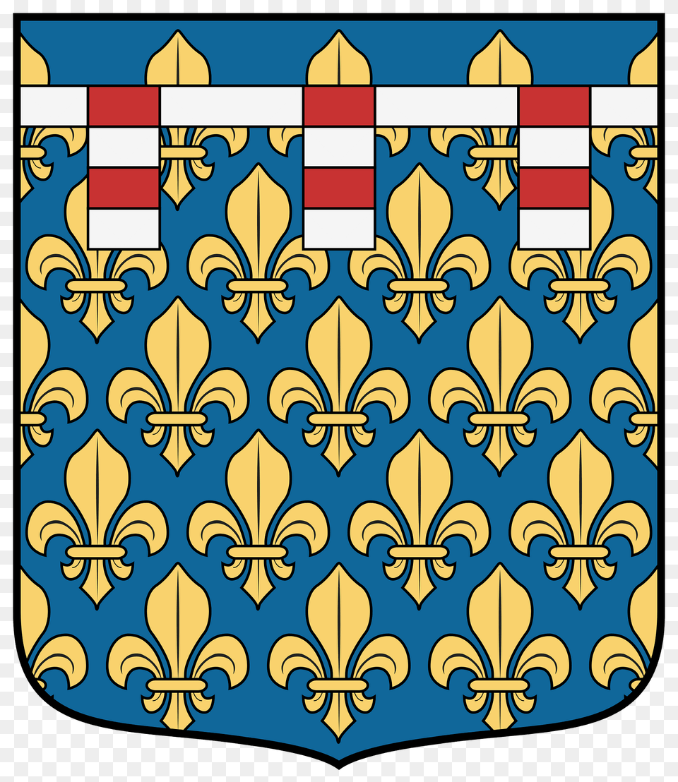 Coa France Family Philippe D D39orlans Clipart, Armor, Pattern, Shield Free Png Download
