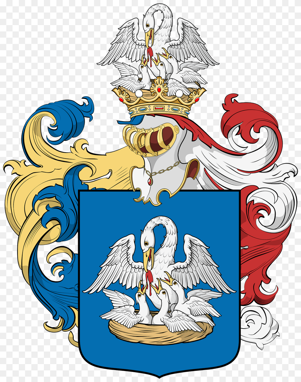 Coa Hungary Family Kiszely Benedekfalva Clipart, Animal, Bird, Emblem, Symbol Png