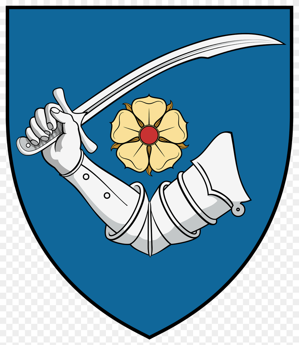 Coa Hungary Town Fegyvernek Clipart, Sword, Weapon, Armor, Shield Png