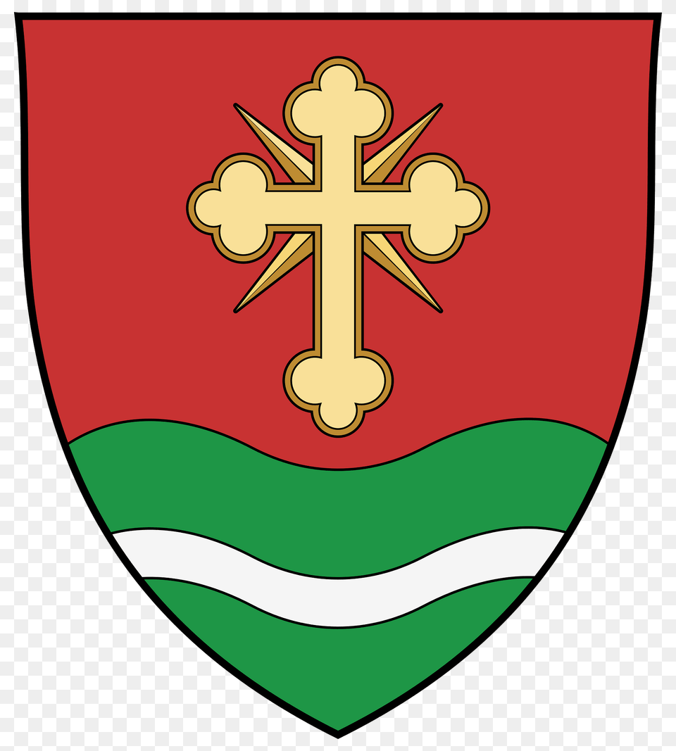 Coa Hungary Town Kaposkeresztr Clipart, Armor, Shield Png Image