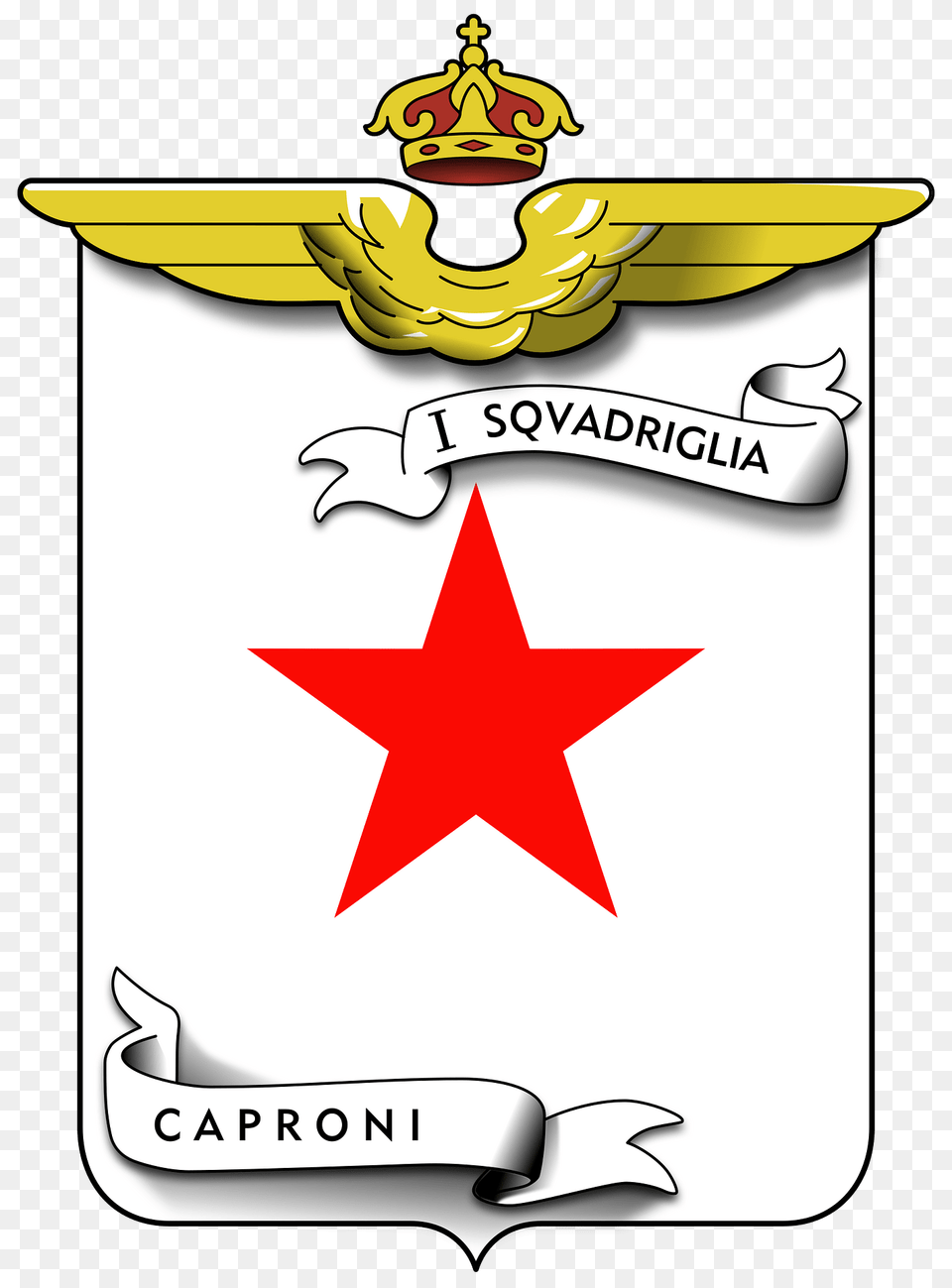 Coa I Squadriglia Caproni Clipart, Symbol, Logo, First Aid, Star Symbol Free Transparent Png
