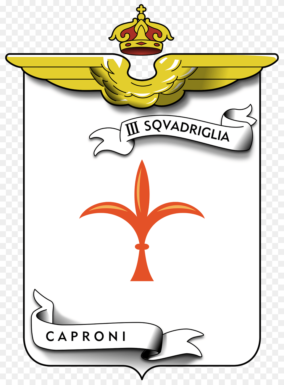 Coa Iii Squadriglia Caproni Clipart, Logo, Emblem, Symbol, Smoke Pipe Free Transparent Png