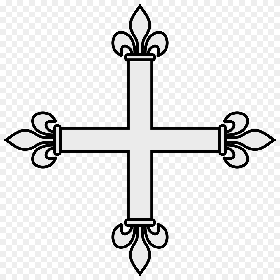 Coa Illustration Cross Fleur De Lys, Symbol Free Transparent Png