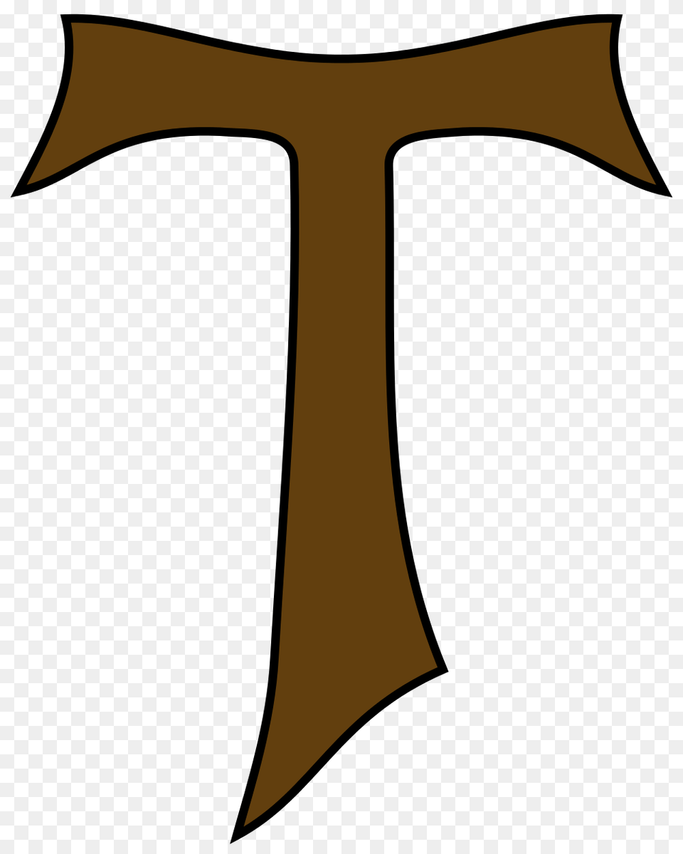 Coa Illustration Cruz Tau Franciscana, Device, Cross, Symbol, Weapon Free Transparent Png