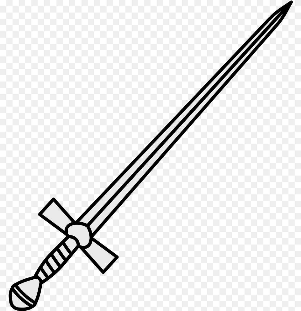 Coa Illustration Elements Arms Sword Sword Svg, Weapon, Blade, Dagger, Knife Free Png Download