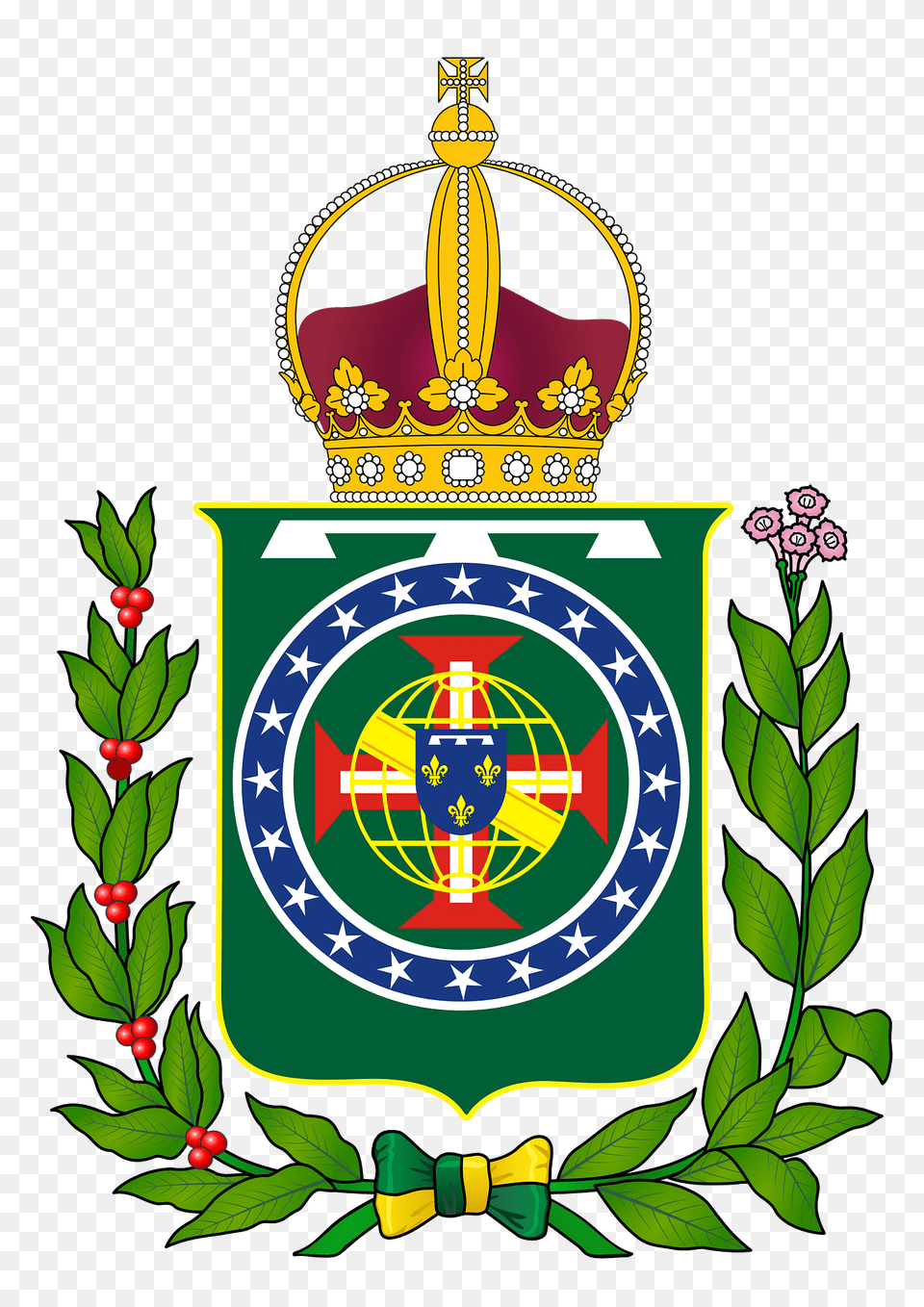 Coa Imperial Prince Of Brazil Clipart, Emblem, Symbol, Accessories Free Transparent Png