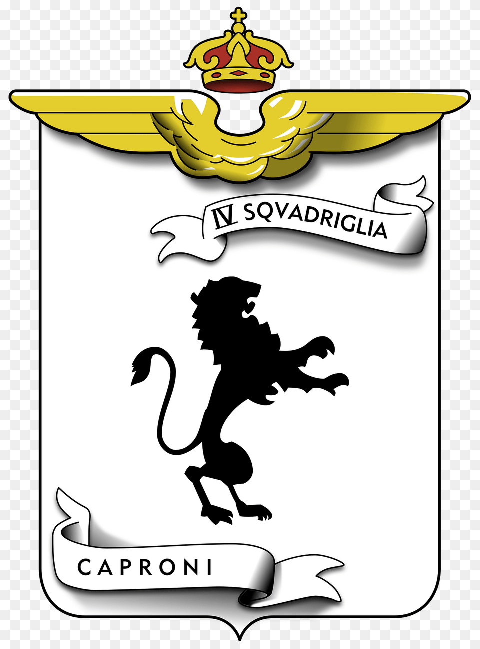 Coa Iv Squadriglia Caproni Clipart, Logo, Person Free Png