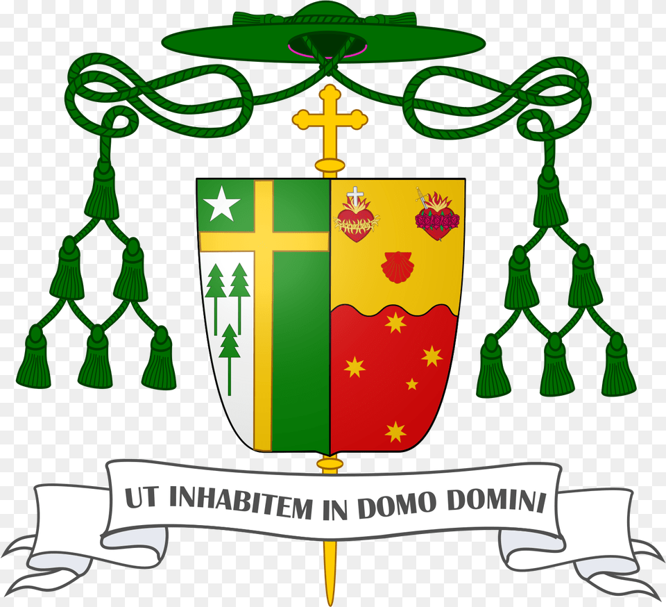 Coa Joseph Strickland Roman Catholic Archdiocese Of Lingayen Dagupan, Armor, Cross, Symbol Free Png