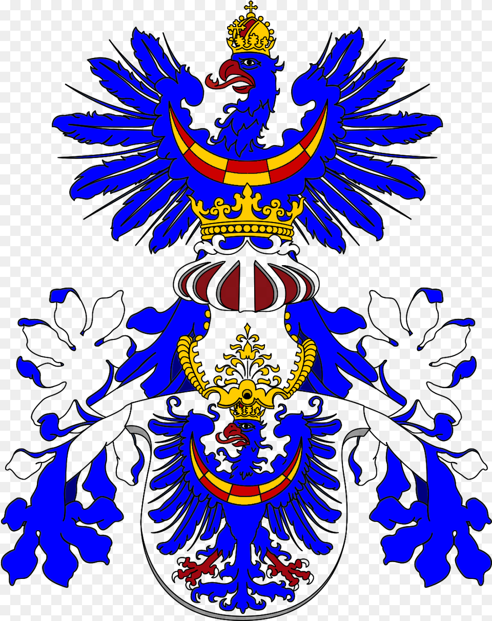 Coa Of Carniola Coat Of Arms Of Slovenian Blue Eagle, Emblem, Symbol, Adult, Bride Free Png