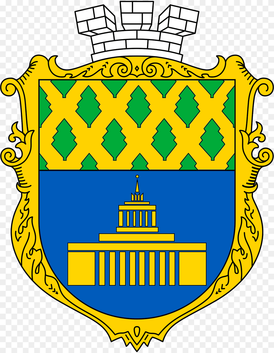 Coa Of Holosiiv Raion Uht Clipart, Logo, Emblem, Symbol Png Image