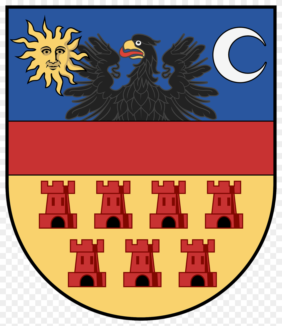 Coa Transylvania Country History V2 Clipart, Emblem, Symbol Free Png
