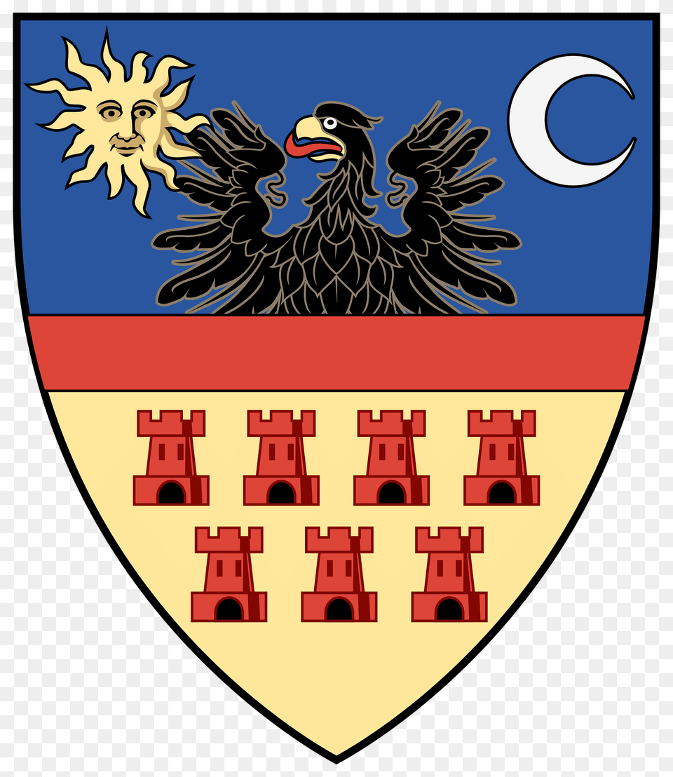Coa Transylvania Country History V3 Clipart, Emblem, Symbol Free Transparent Png