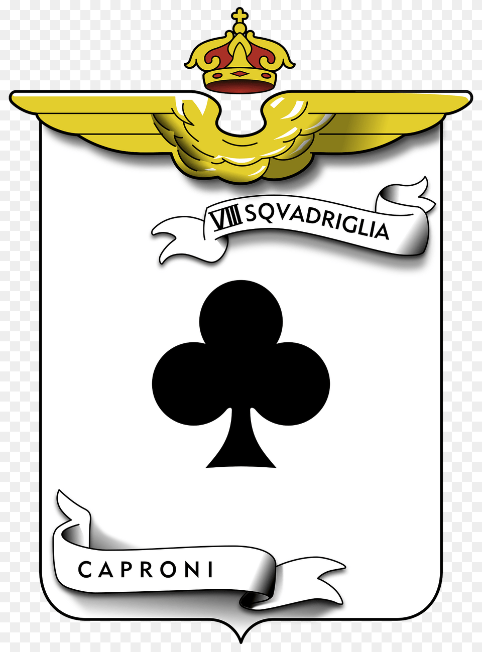 Coa Viii Squadriglia Caproni Club Clipart, Logo, Symbol, Text, Smoke Pipe Png
