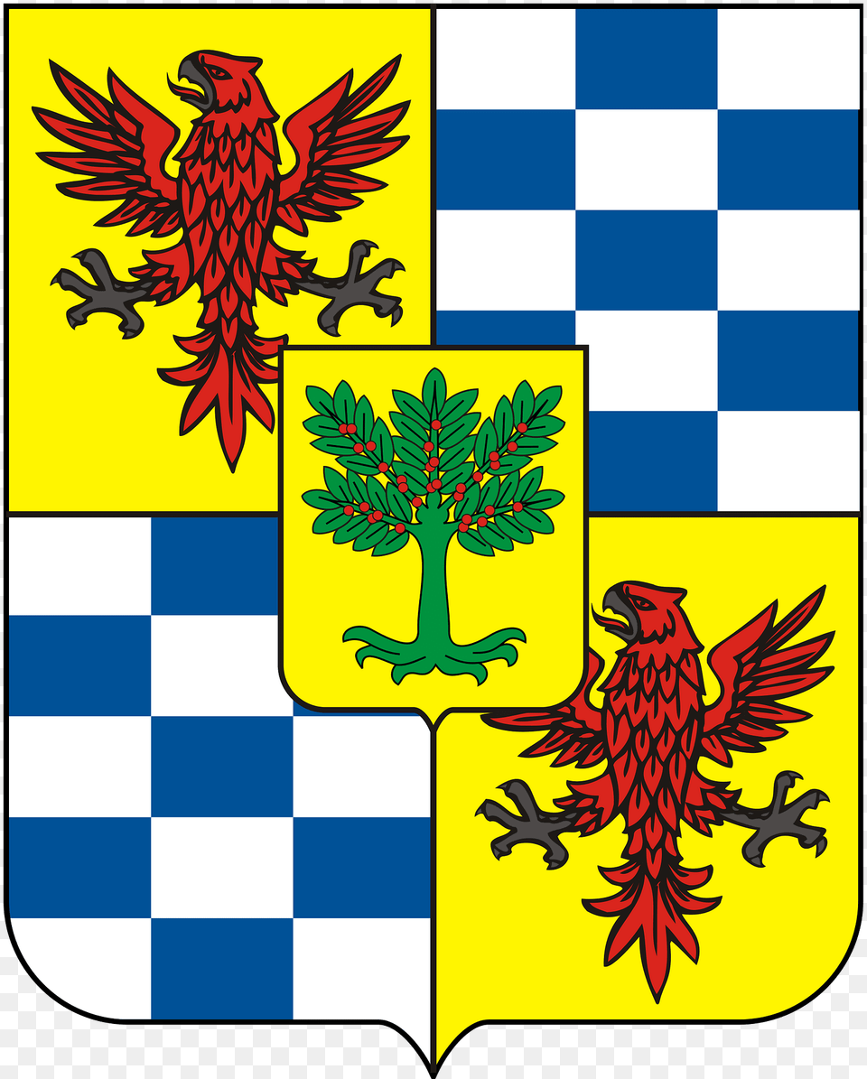 Coa Viscount Of Aguiar De Toledo Clipart, Emblem, Symbol, Animal, Bird Free Png Download