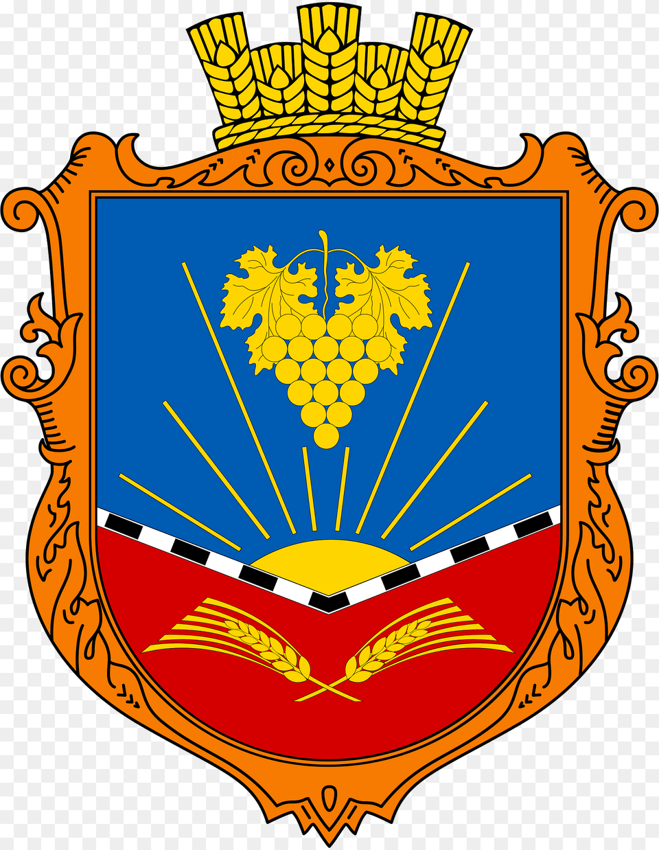 Coa Vladyslavivka Kirovskyi Krym Uht Clipart, Emblem, Symbol, Logo, Armor Png Image