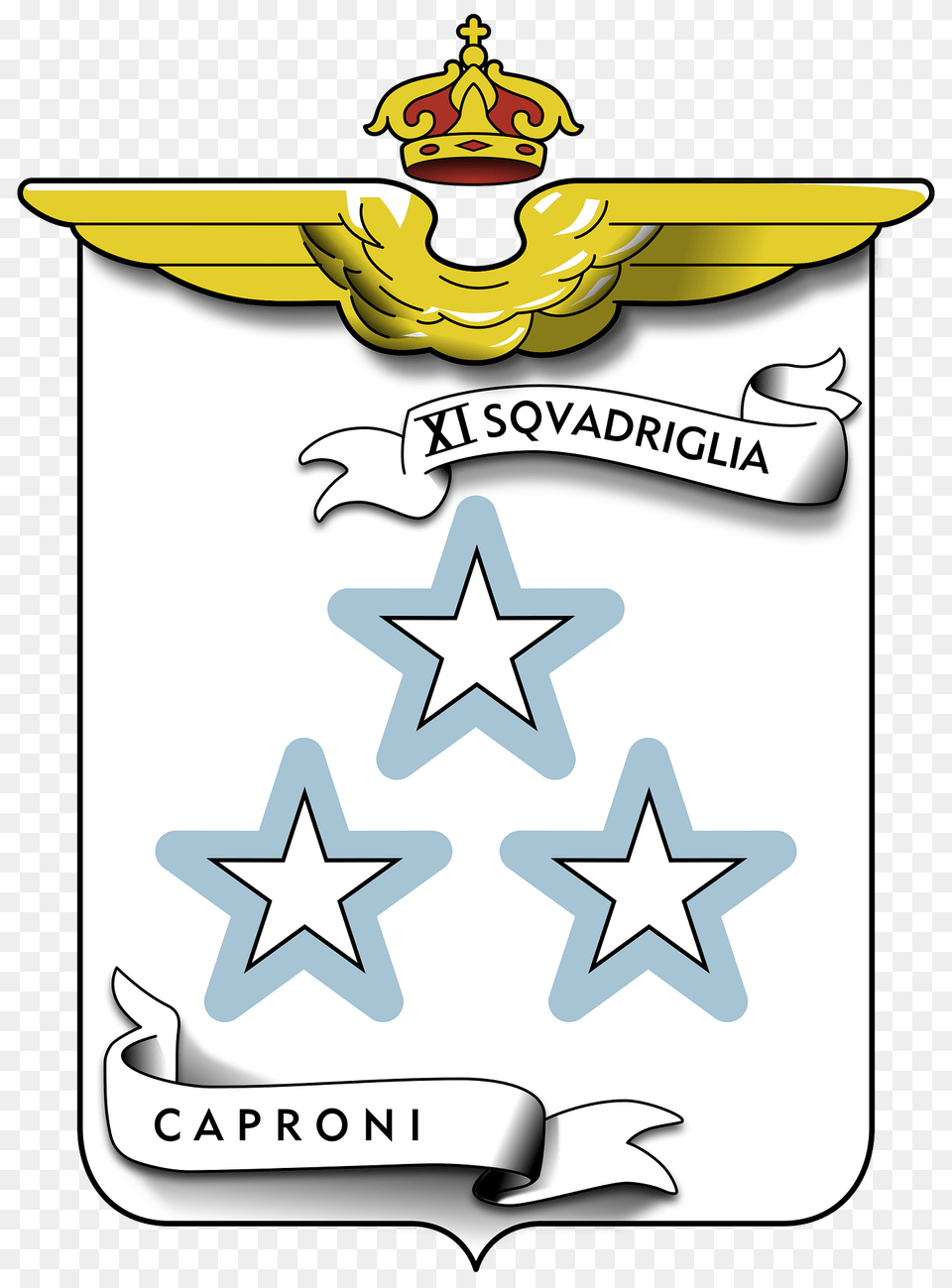 Coa Xi Squadriglia Caproni Clipart, Symbol, Star Symbol, Dynamite, Weapon Png Image