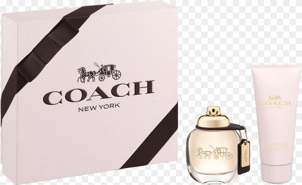 Coach Eau De Parfum Coach New York Set, Bottle, Cosmetics, Perfume Free Png