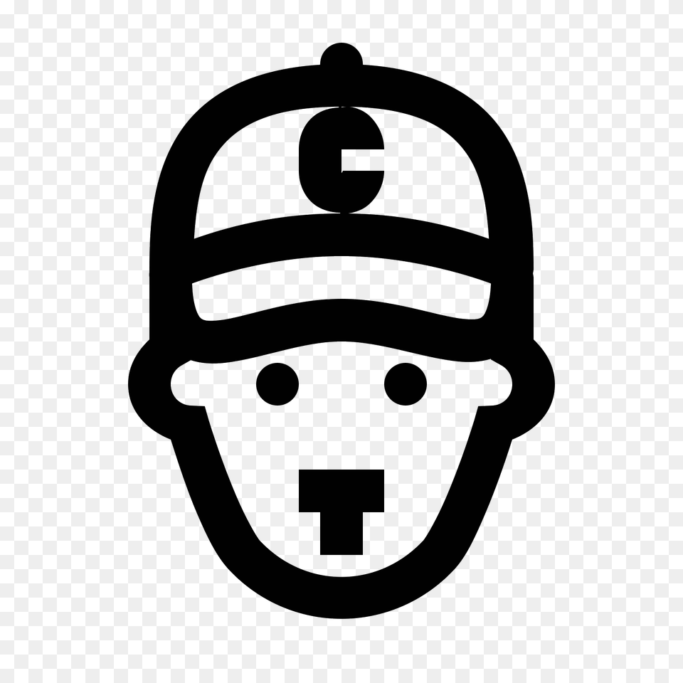 Coach Icon, Gray Free Png