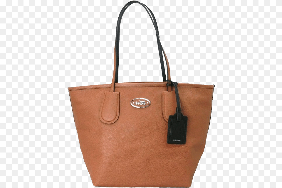 Coach Ladies Havan Leather Double Hands Tote Bag Handbag, Accessories, Purse, Tote Bag Free Png