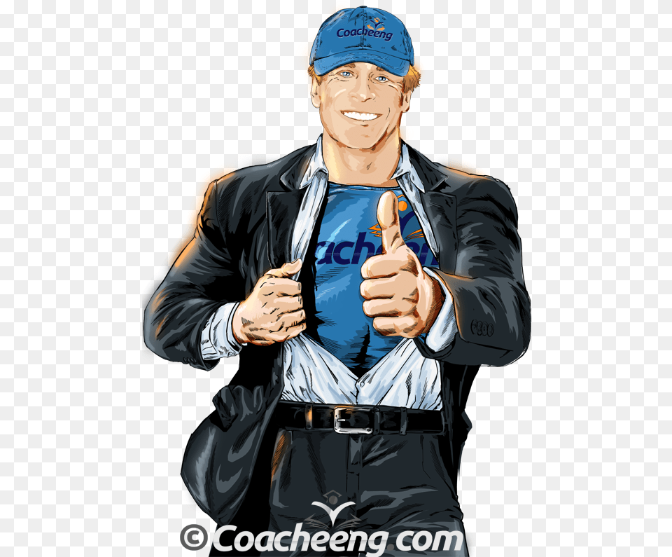 Coacheeng Mentor Cap Coach Poster, Clothing, Coat, Hand, Person Png Image