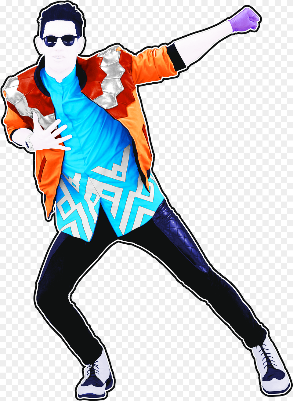 Coaches Sorry Just Dance 2017 Characters, Clothing, Costume, Person, Sleeve Free Transparent Png